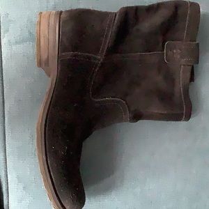 Naturalizer black suede boots